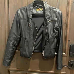 Blank leather jacket